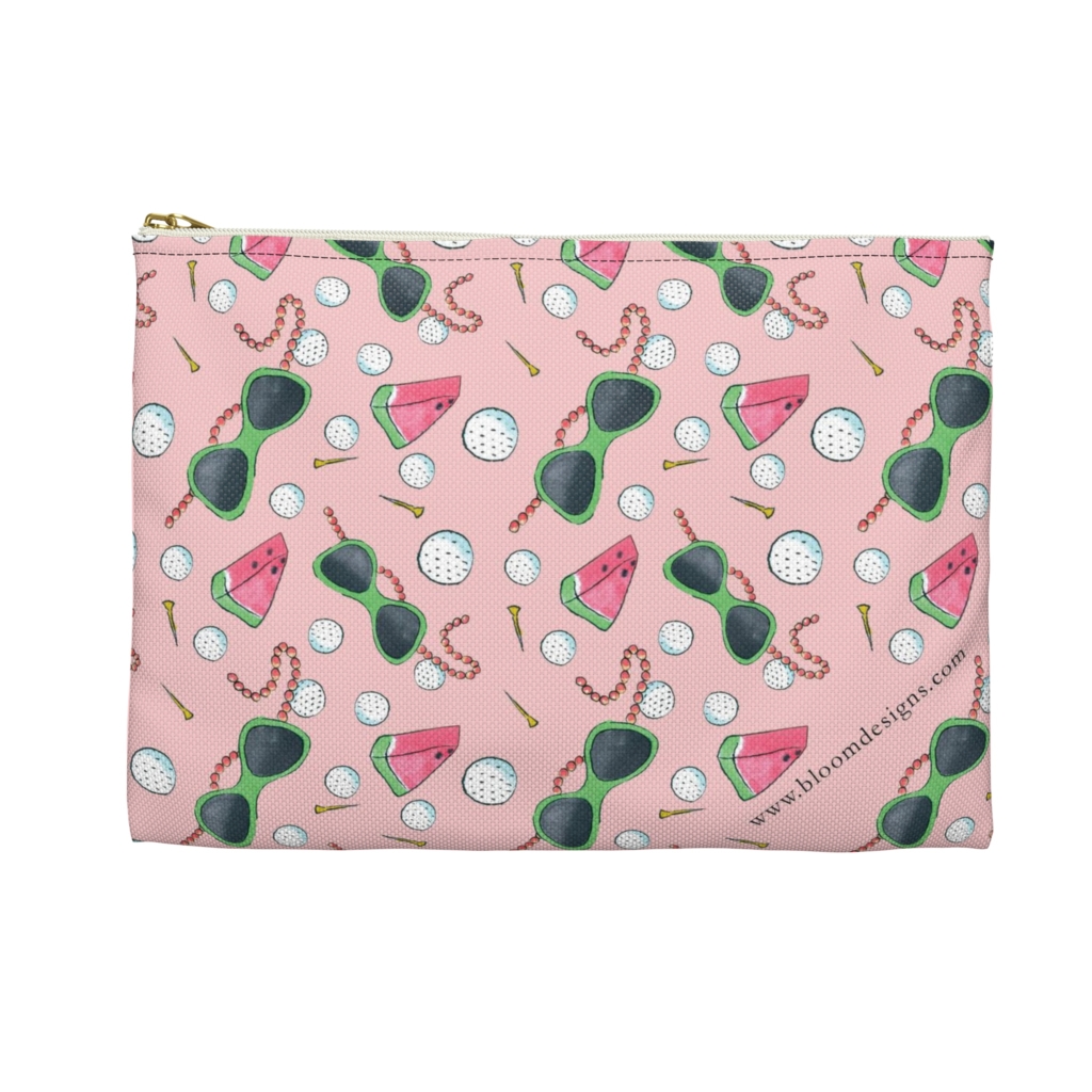 Watermelon Golf Accessory Bag - Bloom Designs